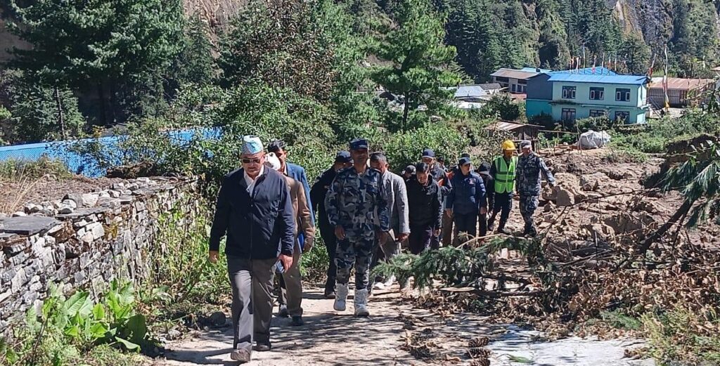 मनाङमा तत्काल अत्यावश्यक काम गरिने छ : मुख्यमन्त्री पाण्डे