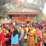 शारदीय नवरात्रः आठौँ देवी महागौरीको विधिपूर्वक गरियो पूजा आराधना