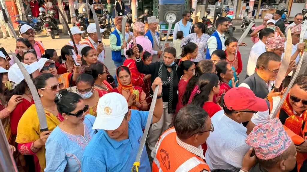 पहाडी संस्कृति जोगाउन बुटवलमा सराय नाच
